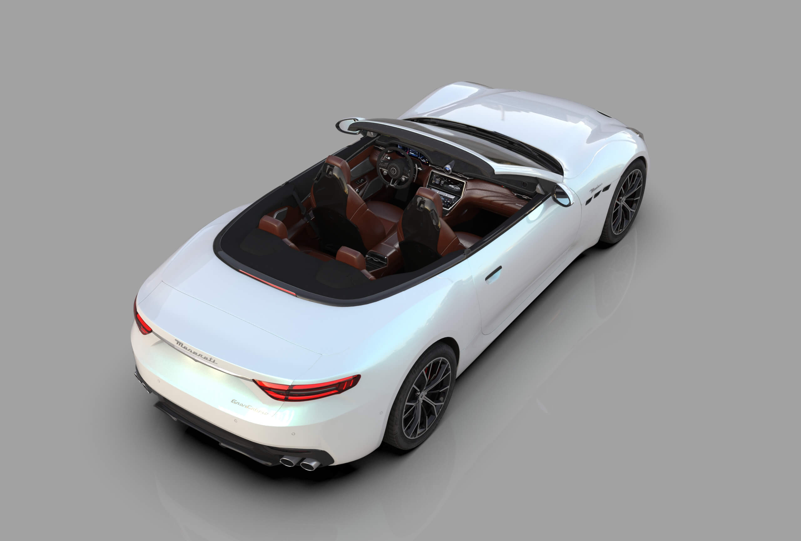 Maserati GranCabrio Modena 2023 HQinterior 3D Model