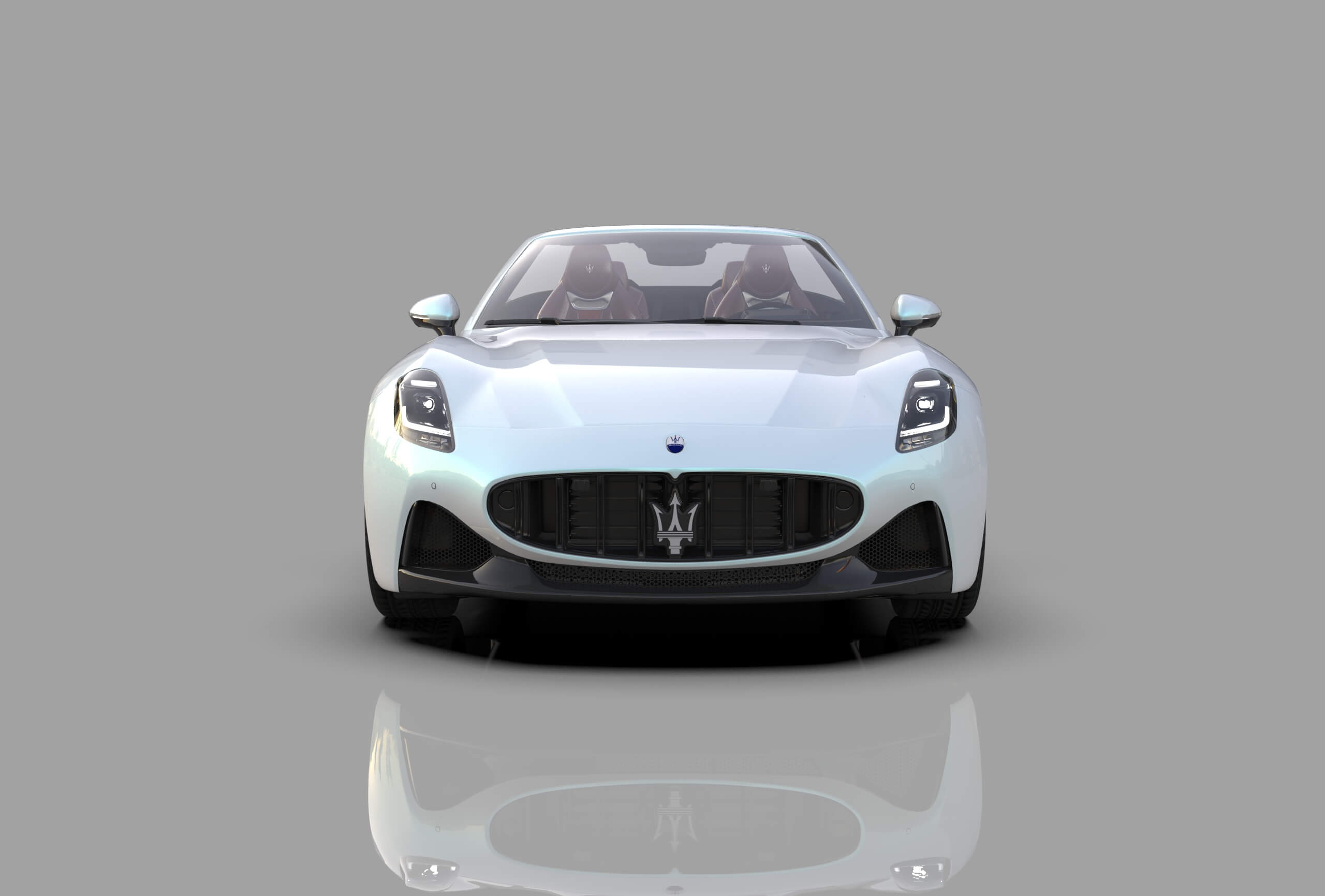 Maserati GranCabrio Modena 2023 HQinterior 3D Model
