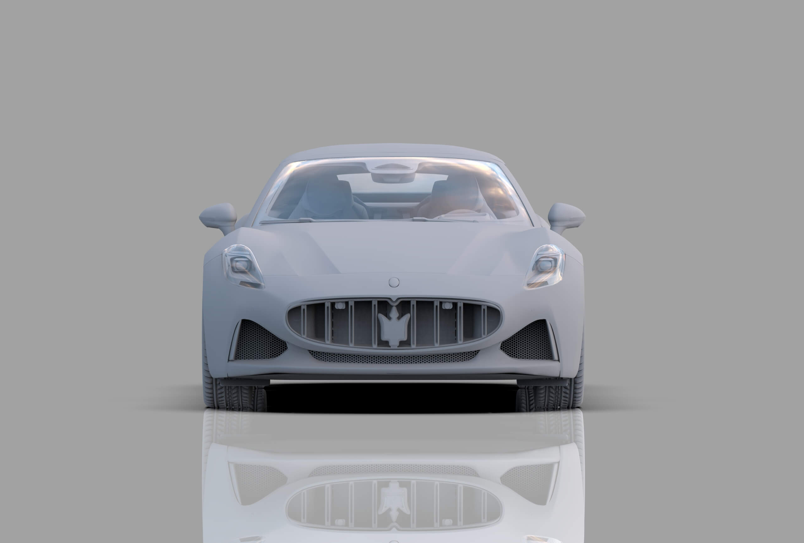 Maserati GranCabrio Modena 2023 HQinterior 3D Model