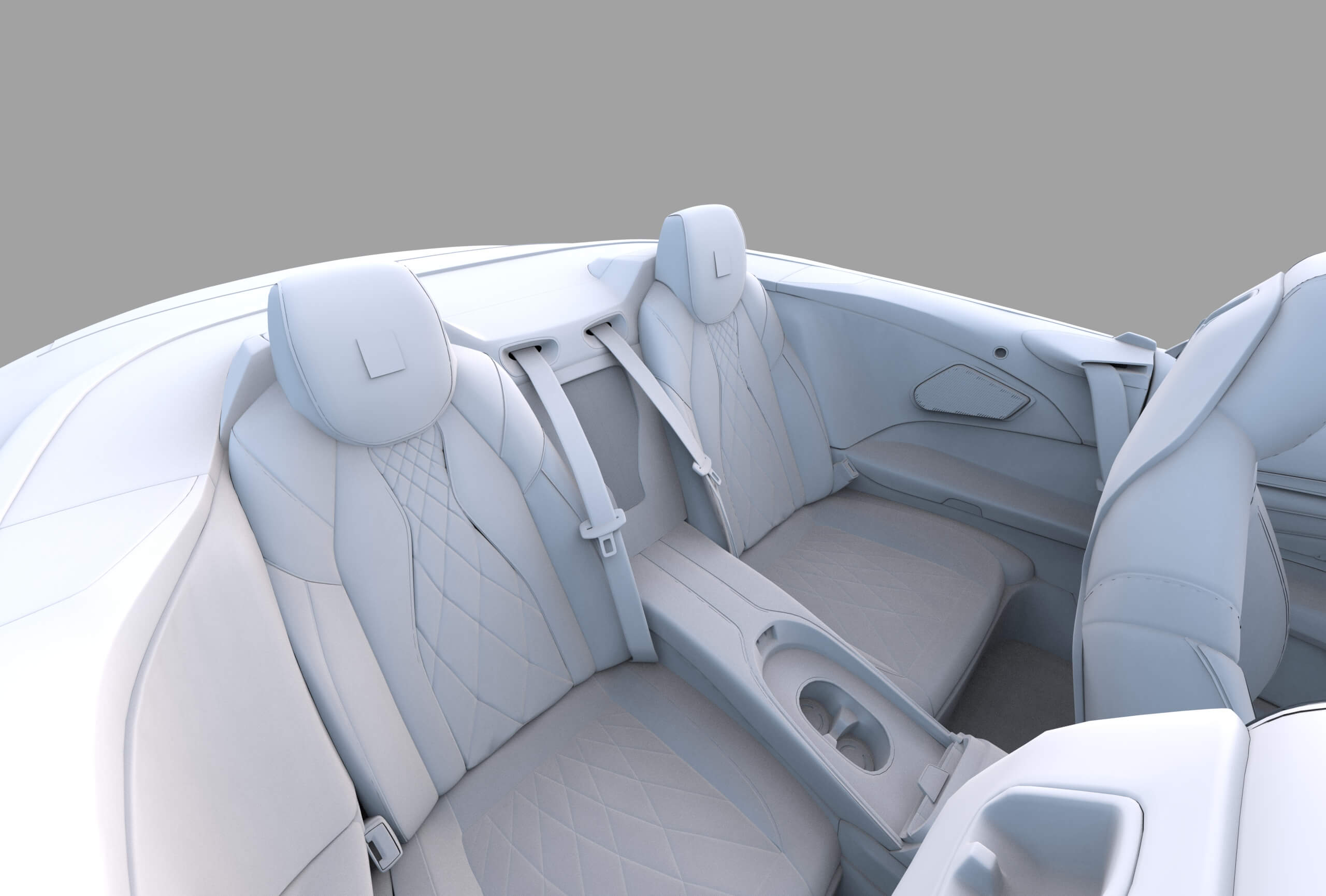 Maserati GranCabrio Modena 2023 HQinterior 3D Model
