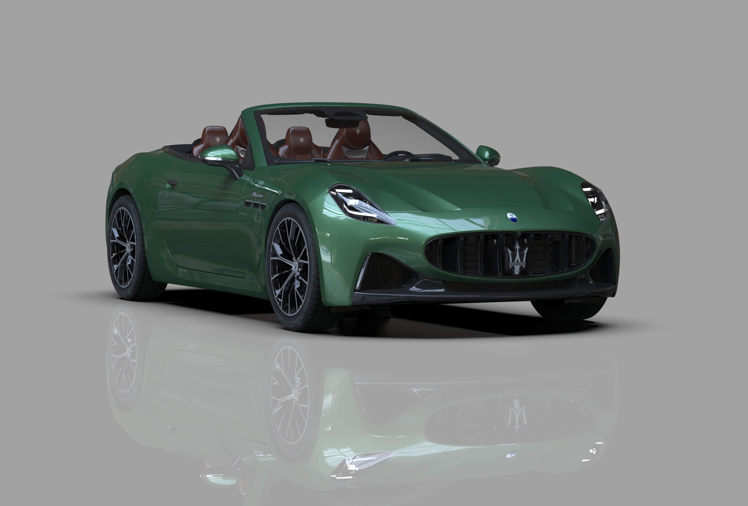 Maserati GranCabrio Modena 2023 HQinterior 3D Model