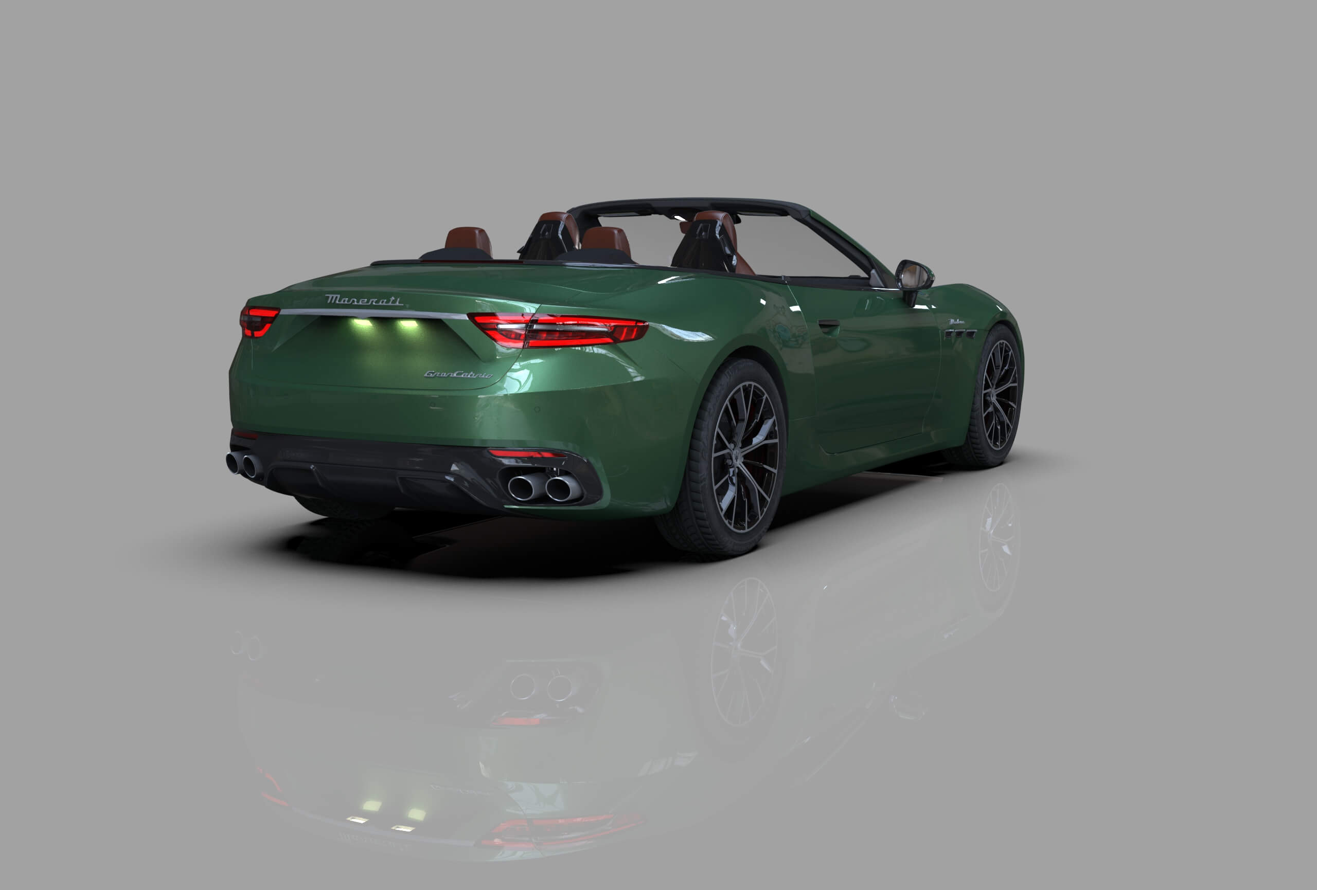Maserati GranCabrio Modena 2023 HQinterior 3D Model