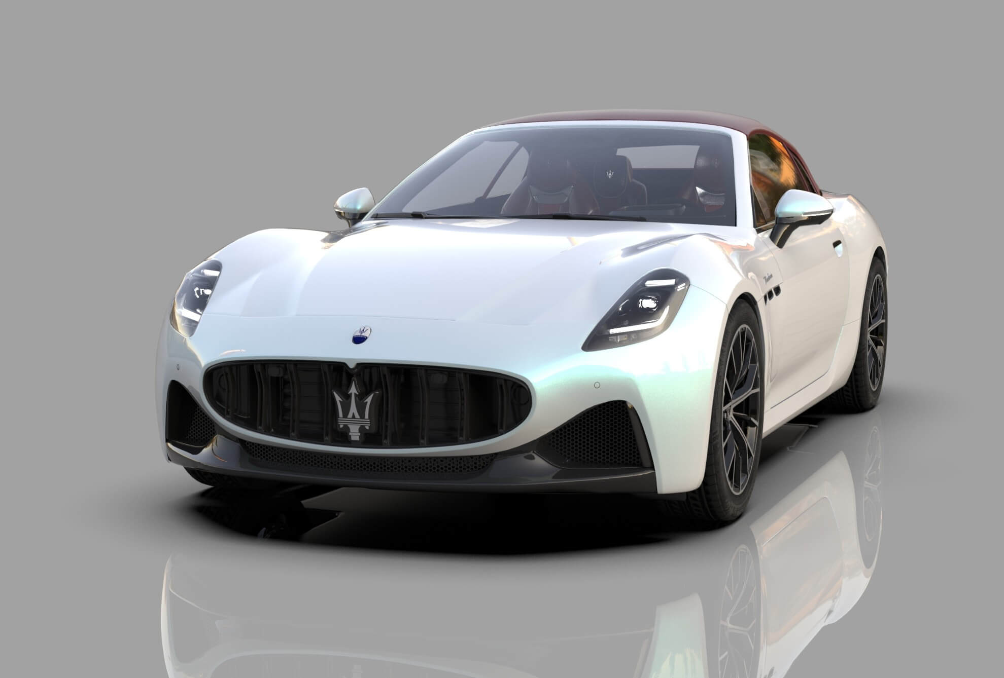 Maserati GranCabrio Modena 2023 HQinterior 3D Model