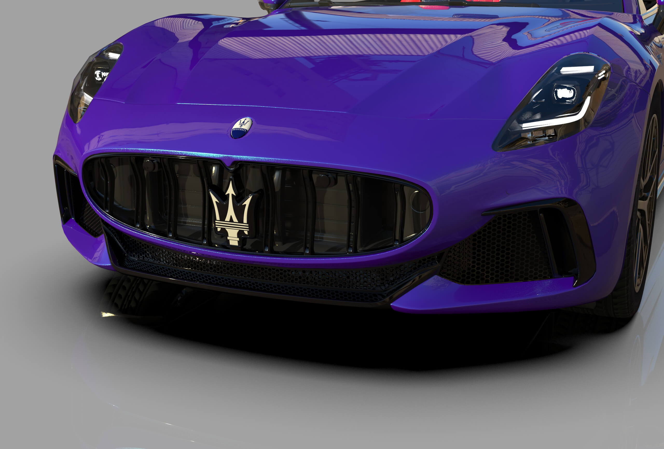 Maserati GranCabrio Trofeo 2023 HQinterior 3D Model