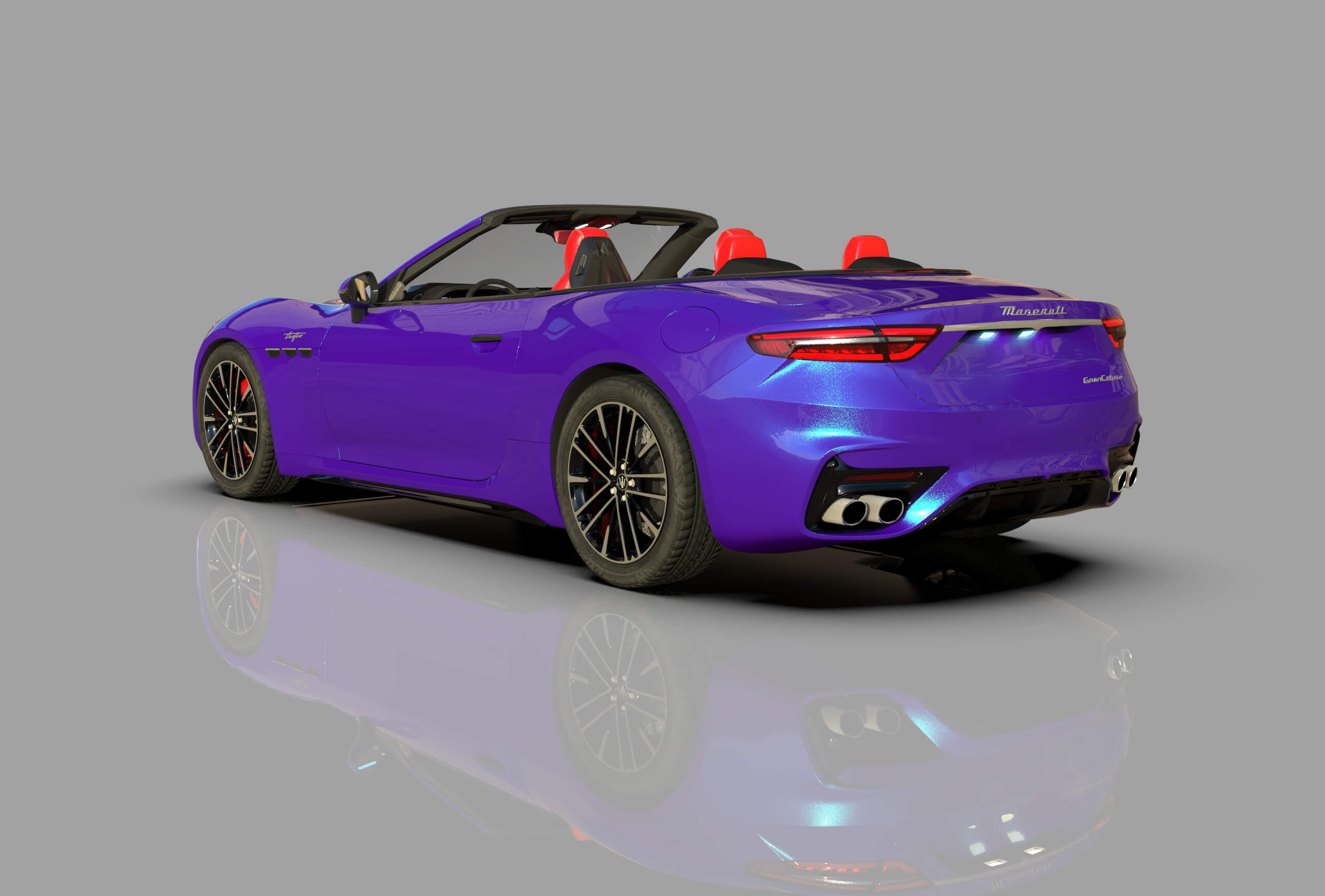 Maserati GranCabrio Trofeo 2023 HQinterior 3D Model