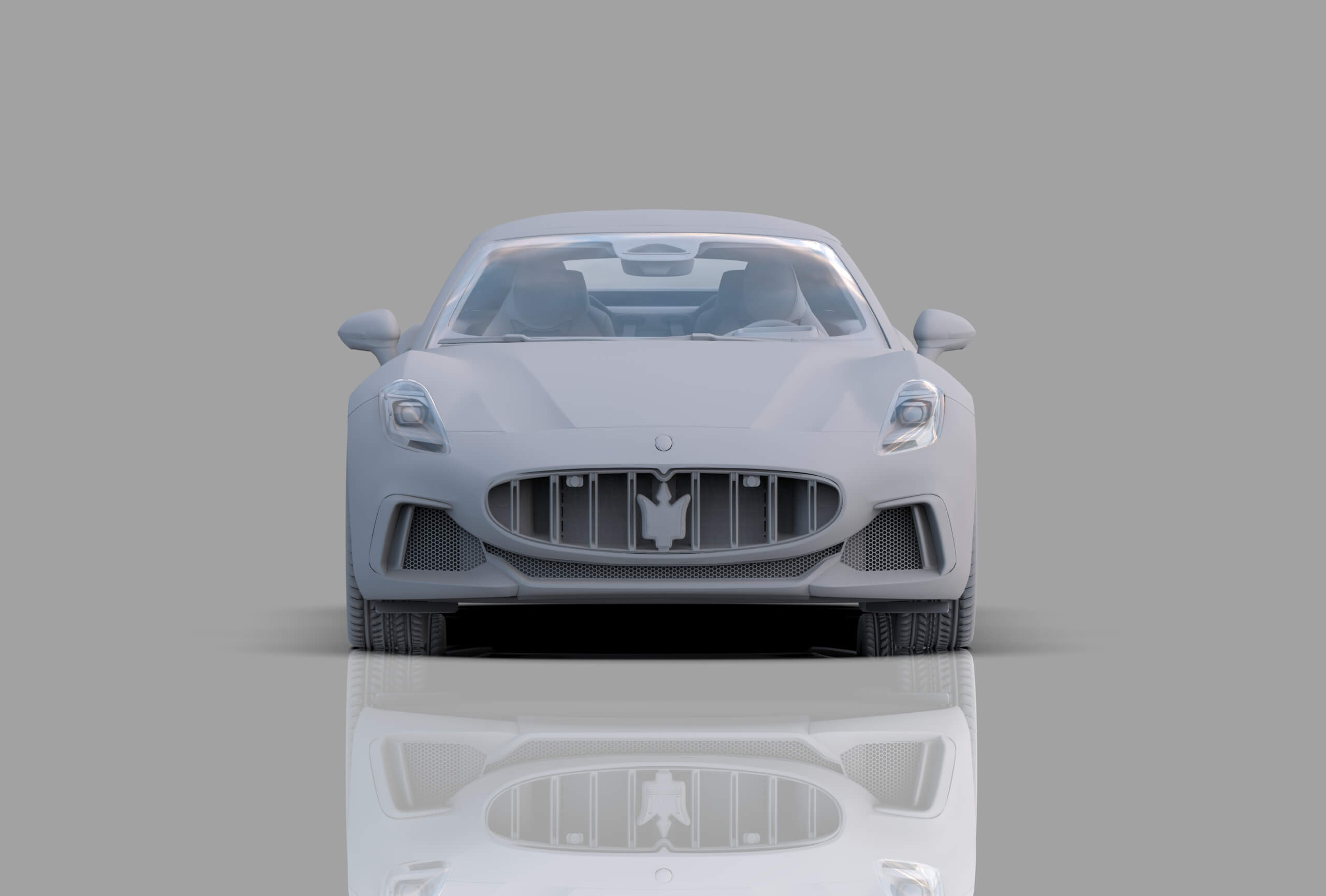 Maserati GranCabrio Trofeo 2023 HQinterior 3D Model