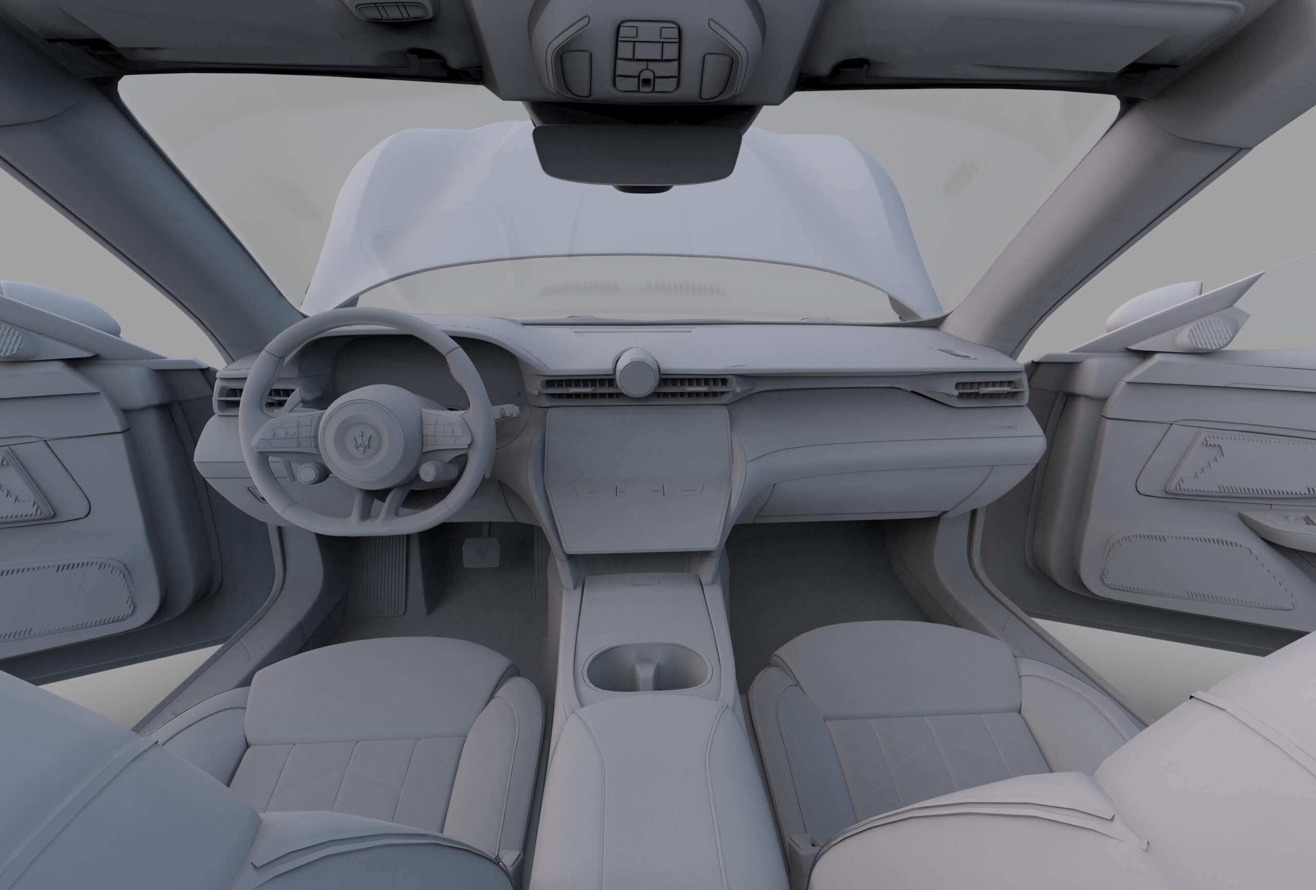Maserati GranCabrio Trofeo 2023 HQinterior 3D Model