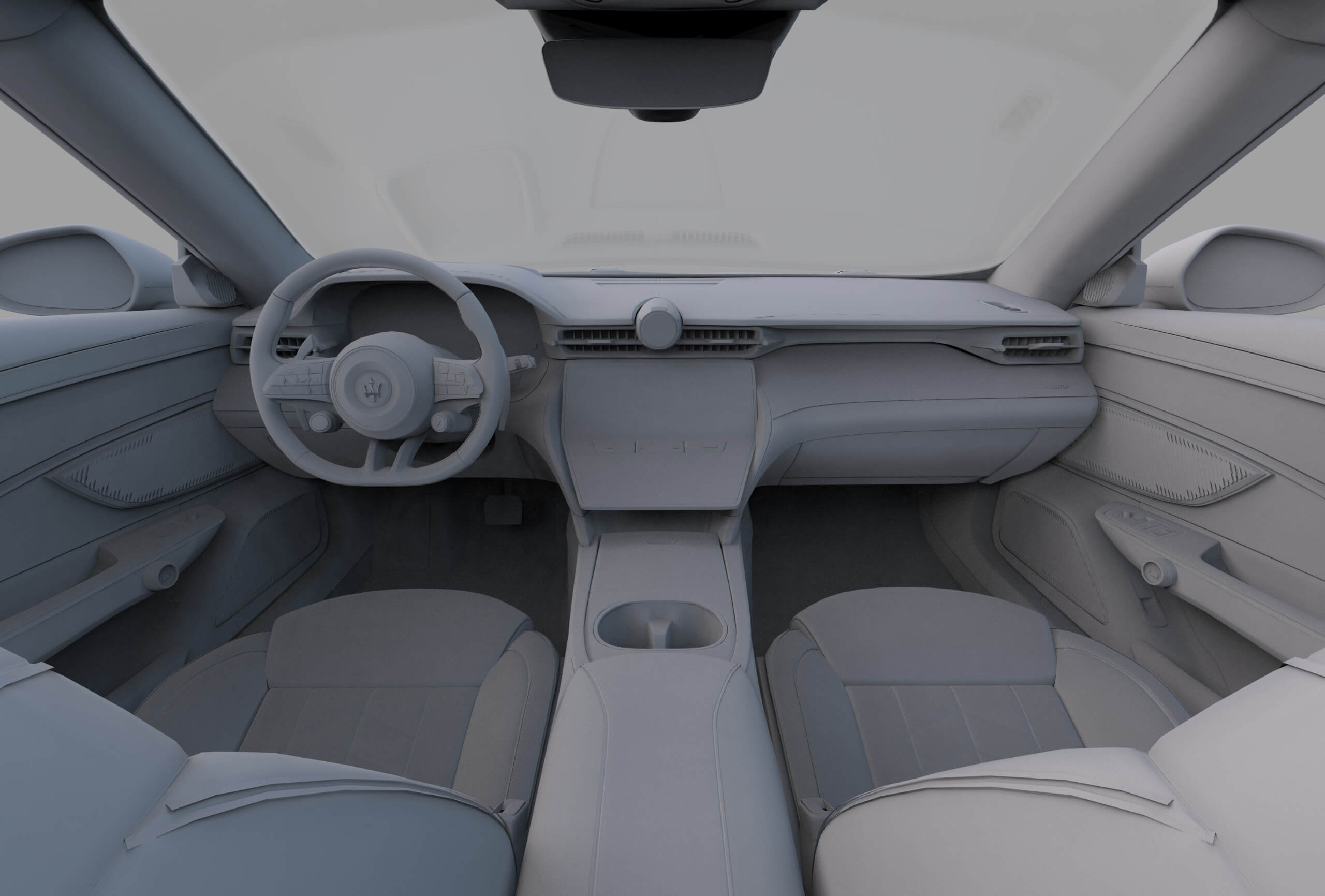 Maserati GranCabrio Trofeo 2023 HQinterior 3D Model