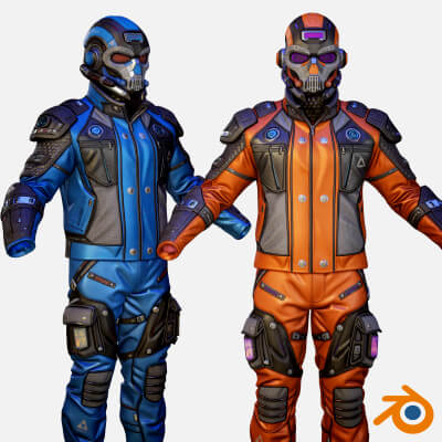 Sci-Fi Clothing Pack 02 (Basic)