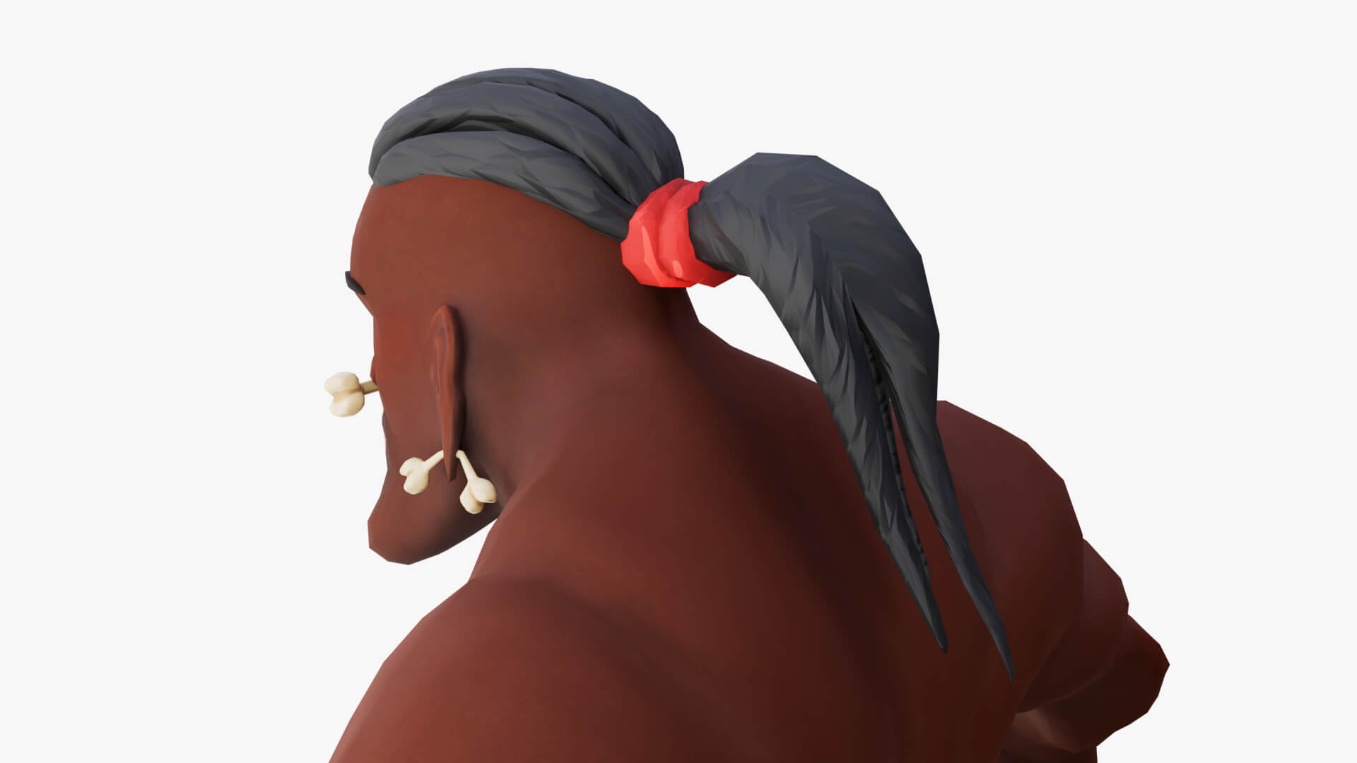 Stylized Savager Primitive Wild Rigged Stylized Character 3D Model