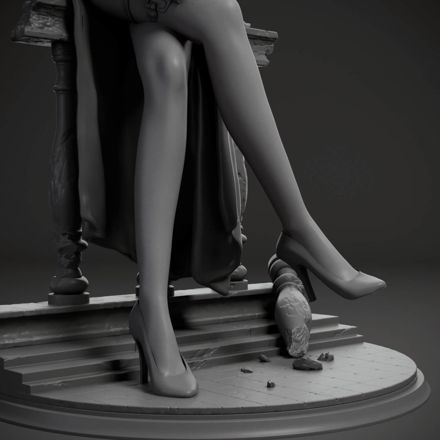 Ada Wong Resident Evil Figure 3D Print Model 3D Model