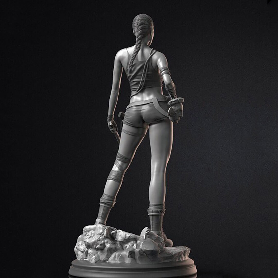 Lara Croft Angelina Jolie From Tomb Raider 3D Print Model 3D Model