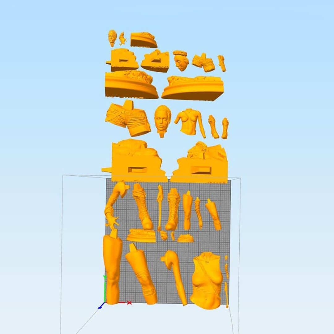 Lara Croft Angelina Jolie From Tomb Raider 3D Print Model 3D Model