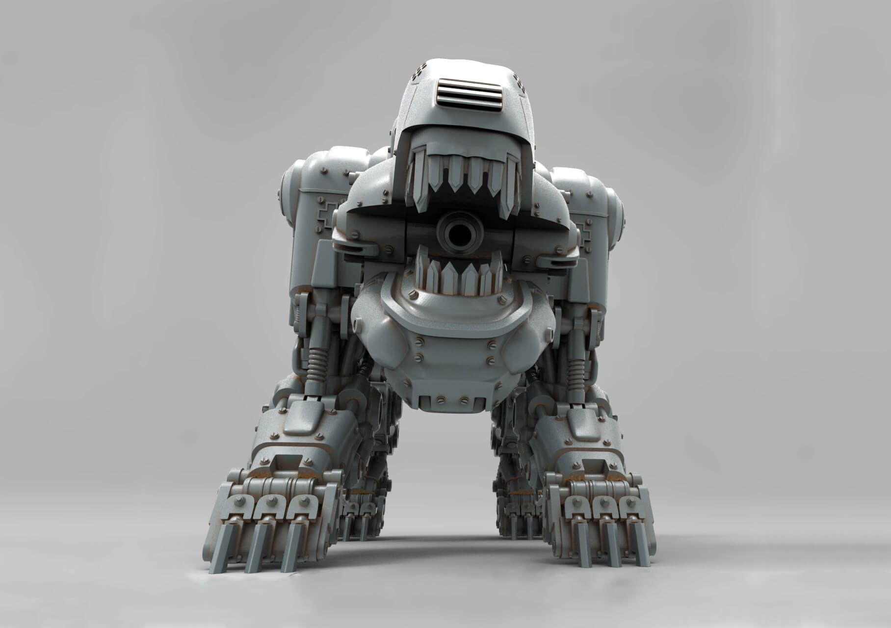 Panzerhund Wolfenstein Military Robot Dog 3D Print Model 3D Model