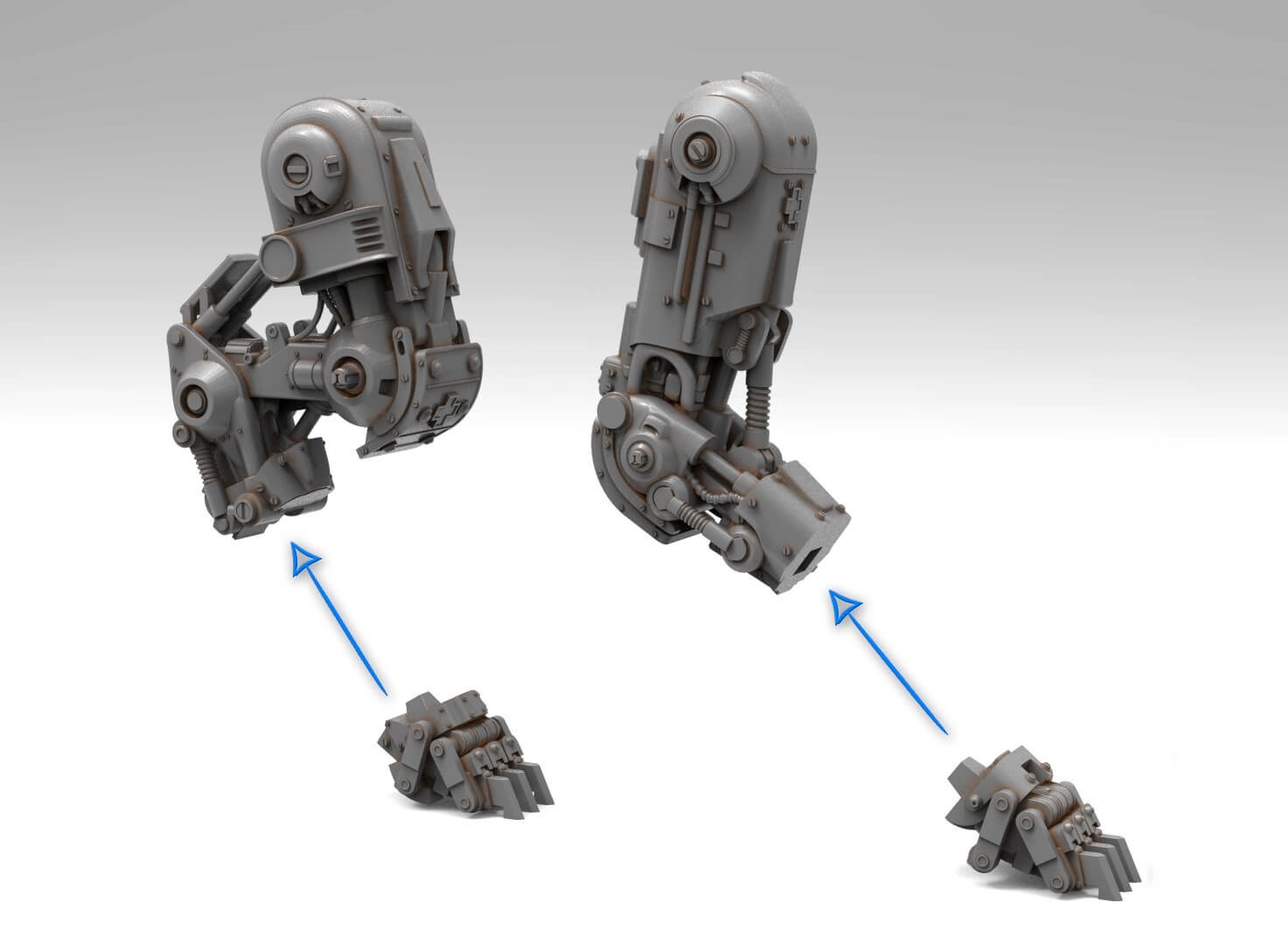Panzerhund Wolfenstein Military Robot Dog 3D Print Model 3D Model