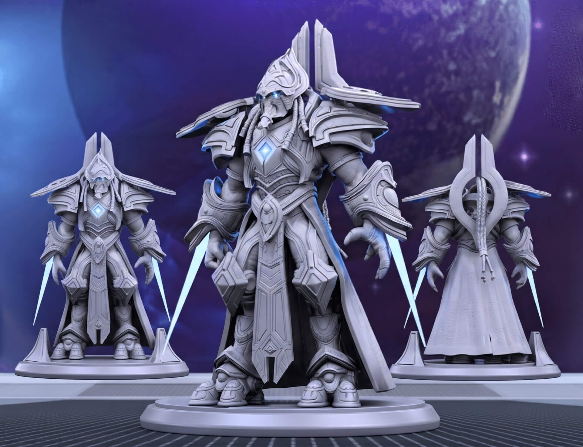 StarCraft Artanis Figure 3D Print Model 3D Model