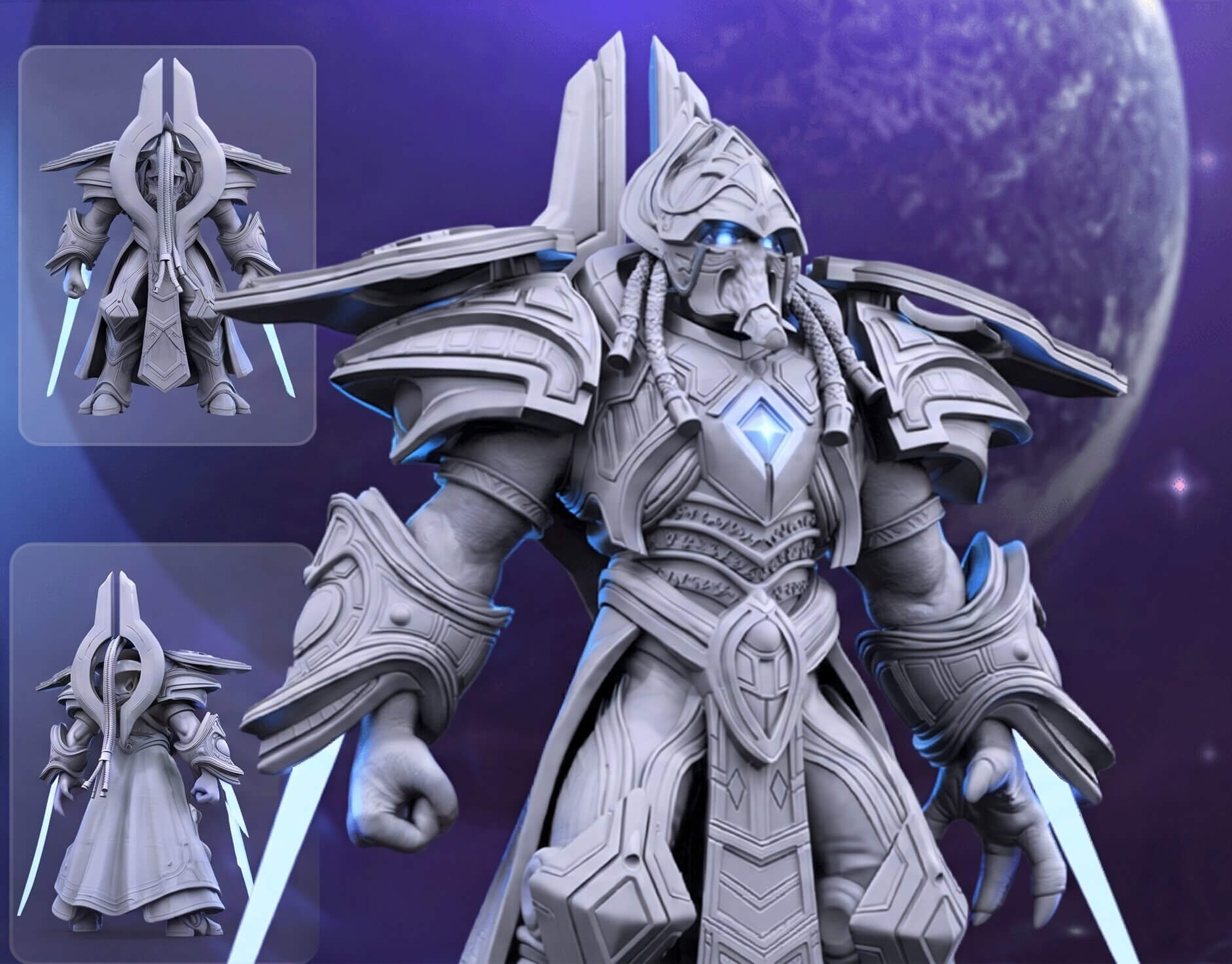 StarCraft Artanis Figure 3D Print Model 3D Model