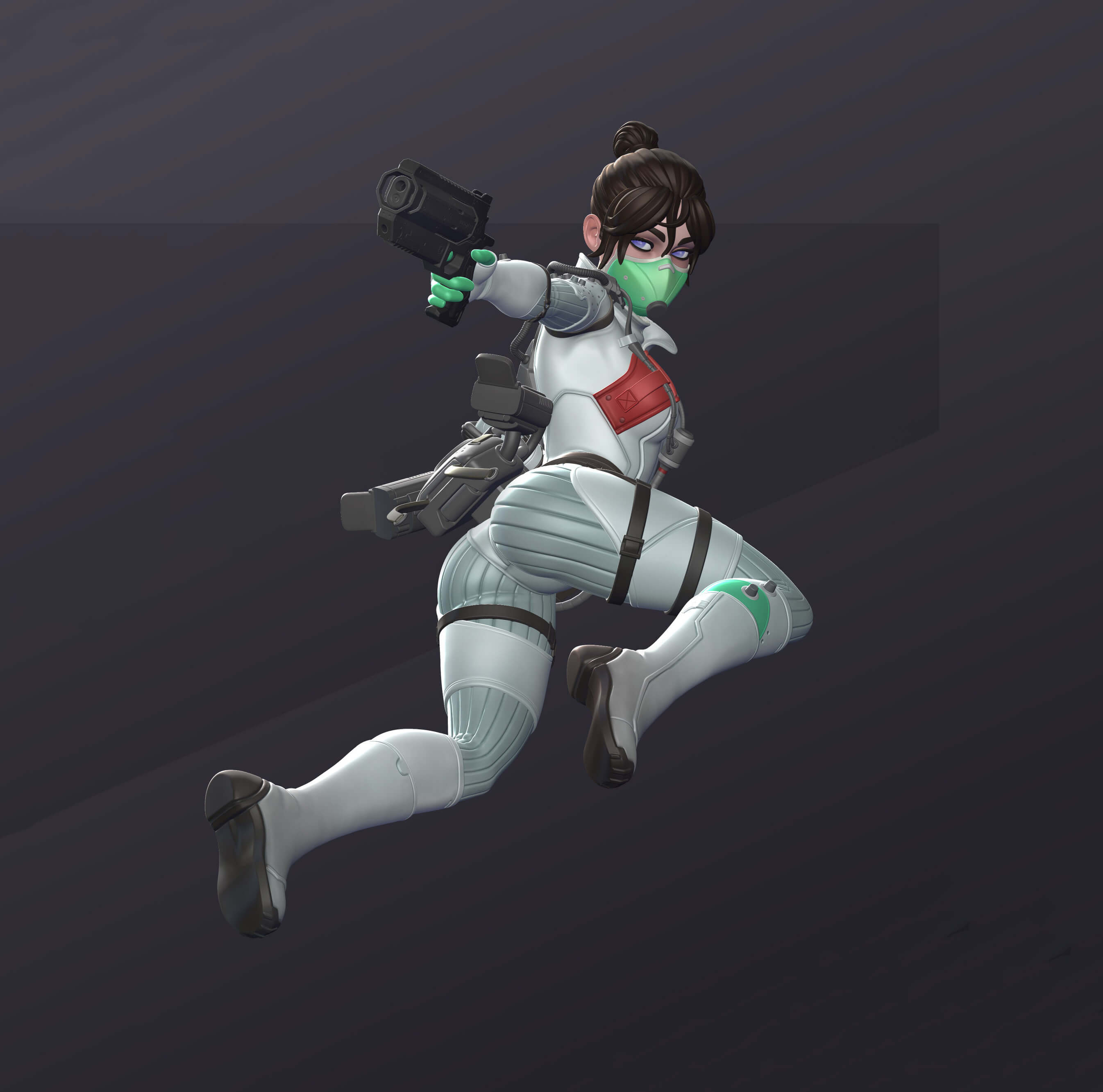 Wraith from Apex Legends Figure 3D Print Model 3D Model