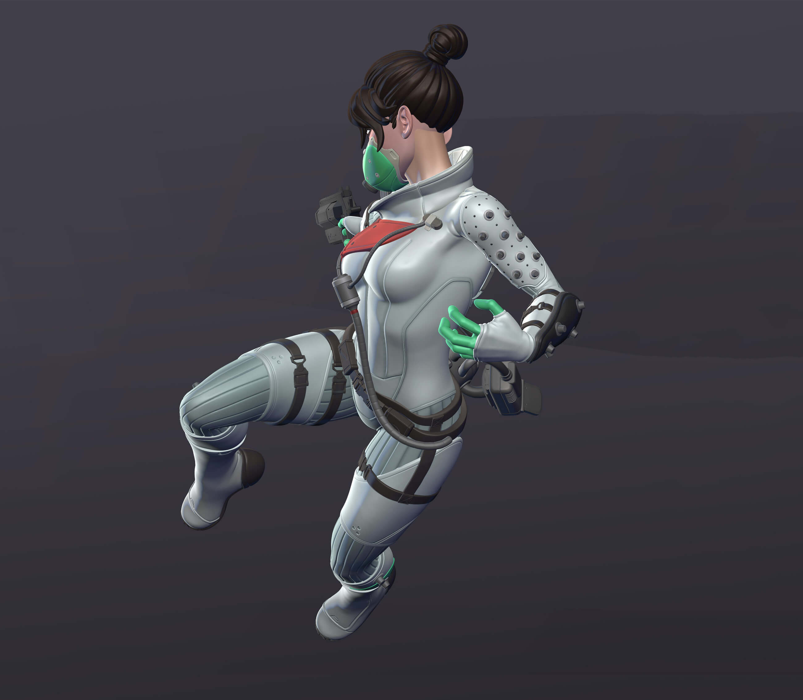 Wraith from Apex Legends Figure 3D Print Model 3D Model