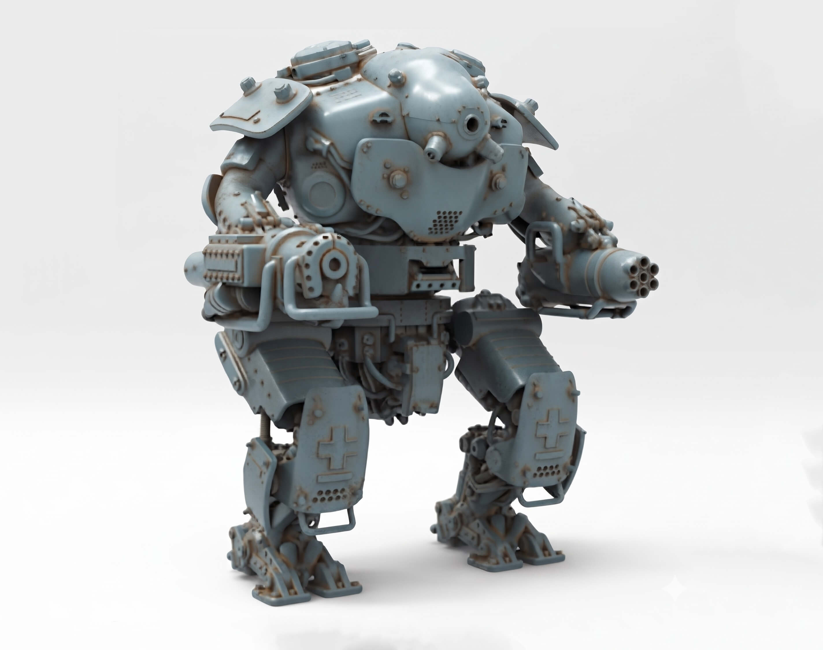 Zitadelle Wolfenstein Robot 3D Print Model 3D Model