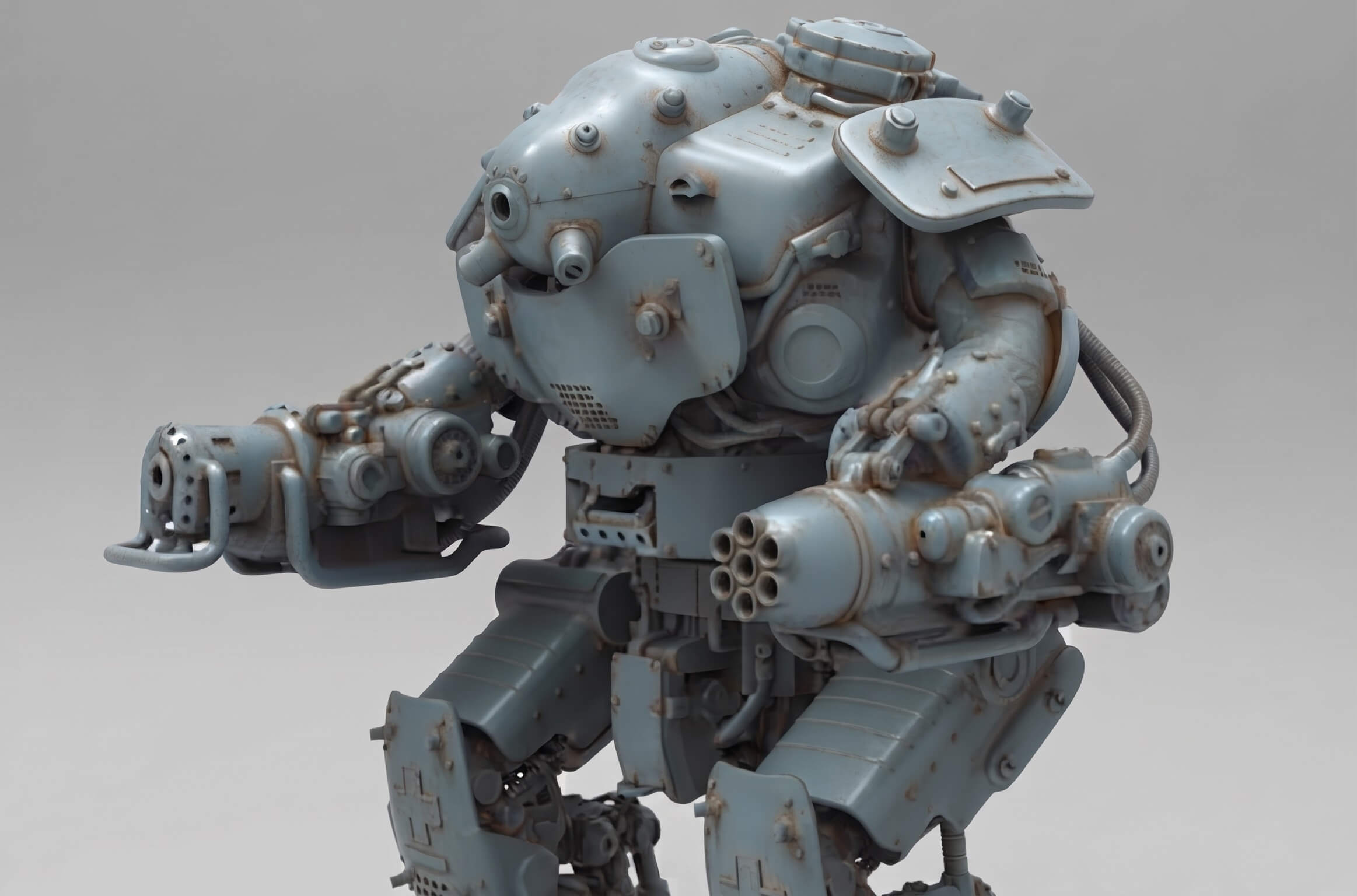 Zitadelle Wolfenstein Robot 3D Print Model 3D Model