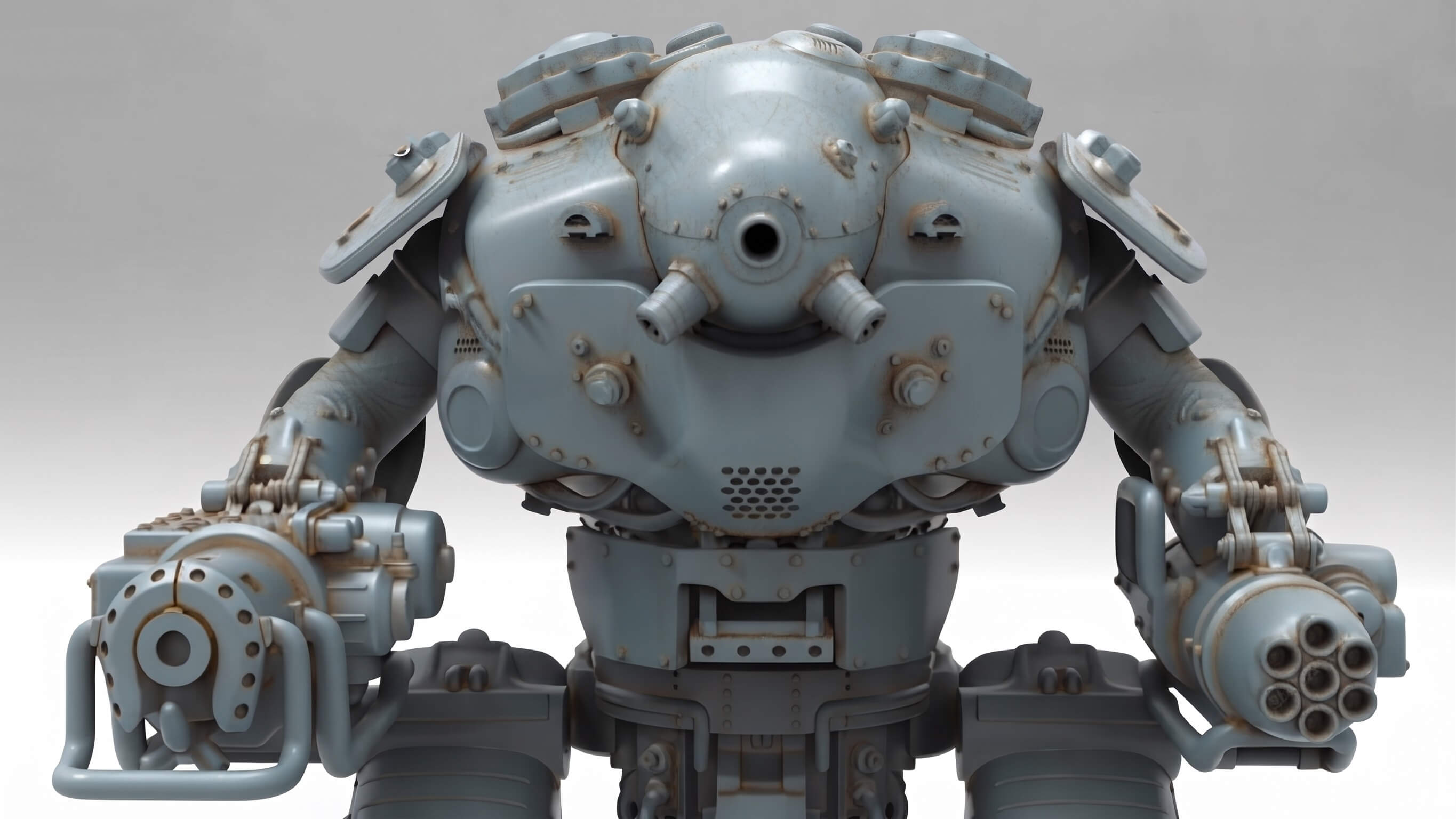 Zitadelle Wolfenstein Robot 3D Print Model 3D Model