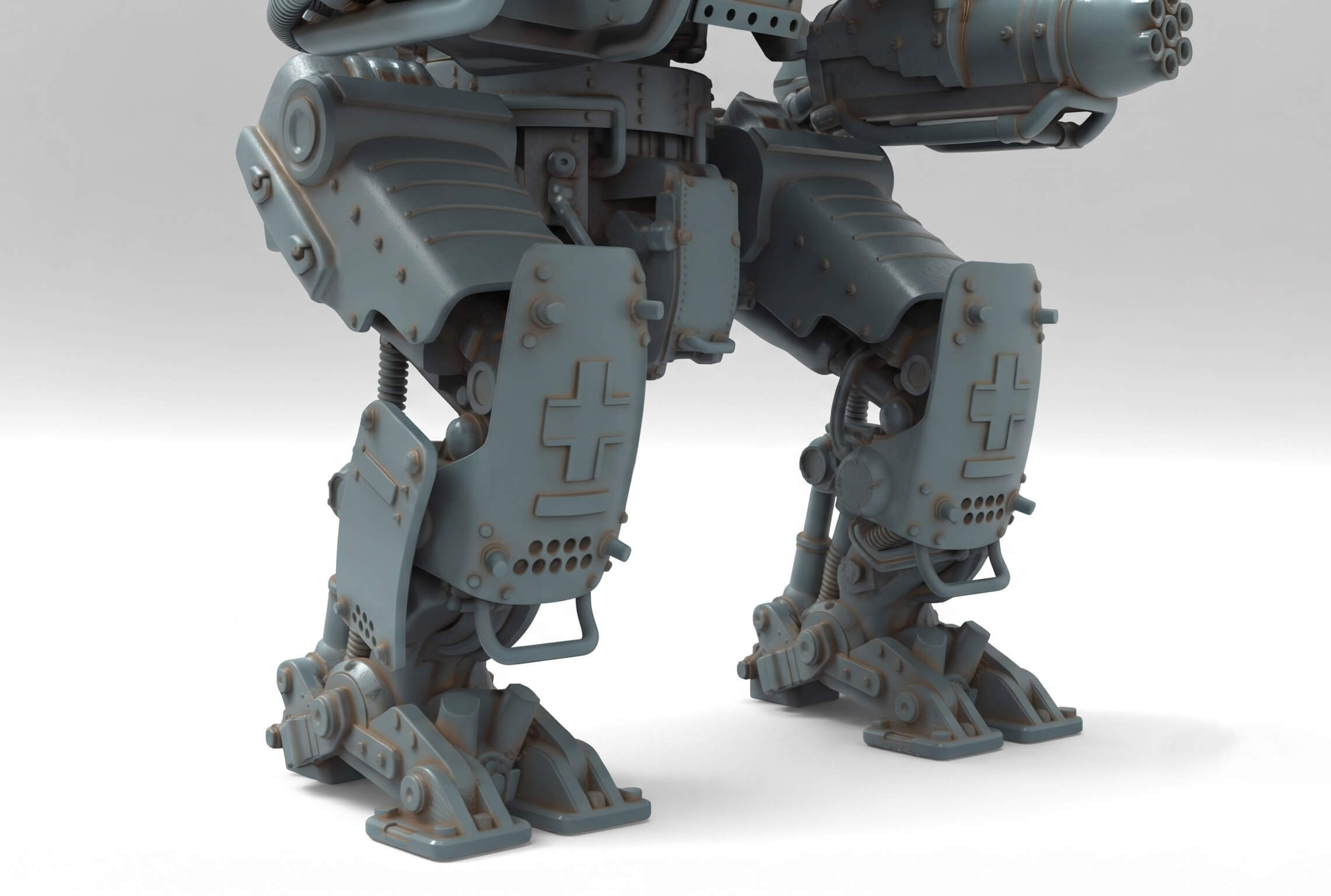 Zitadelle Wolfenstein Robot 3D Print Model 3D Model