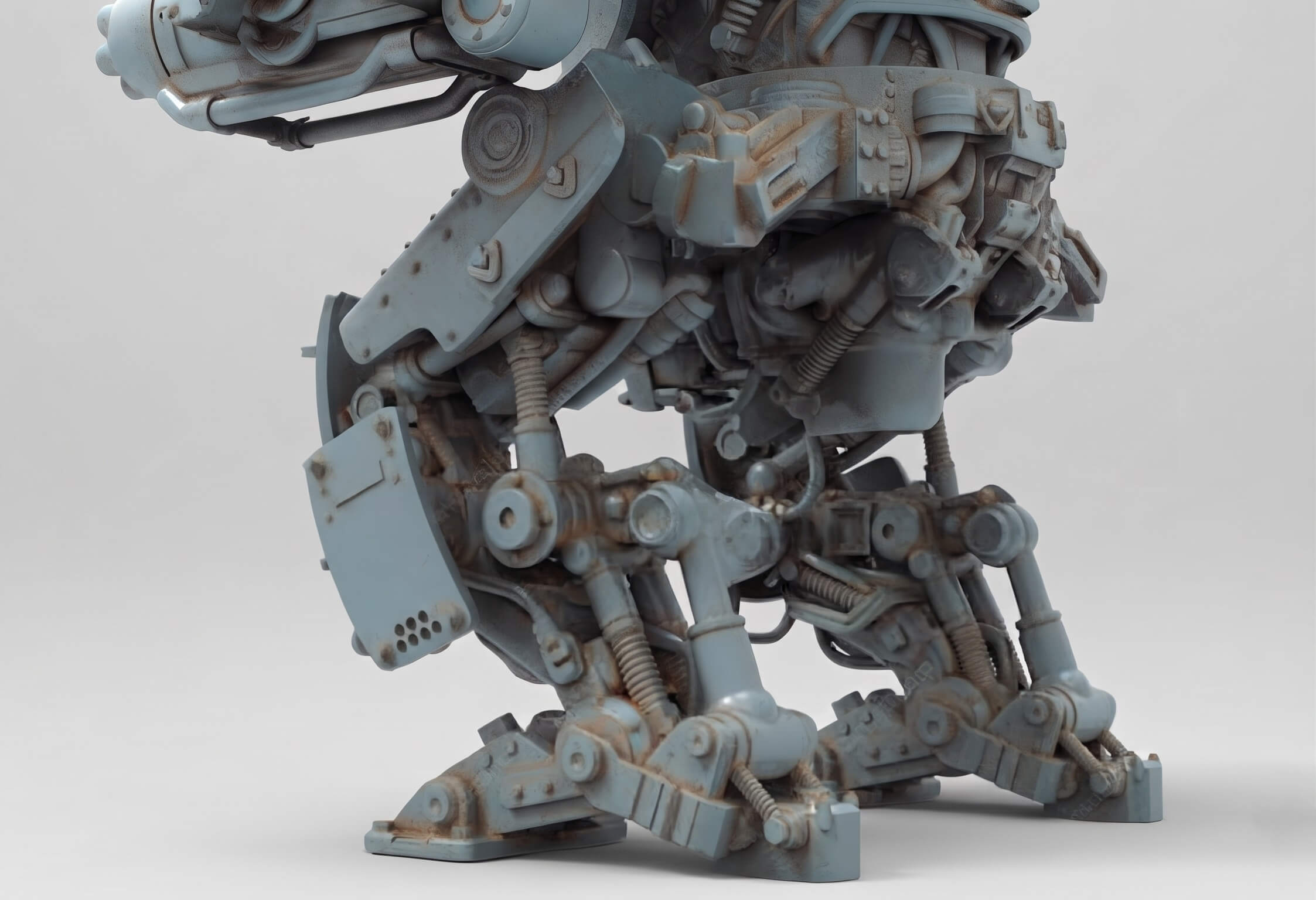 Zitadelle Wolfenstein Robot 3D Print Model 3D Model