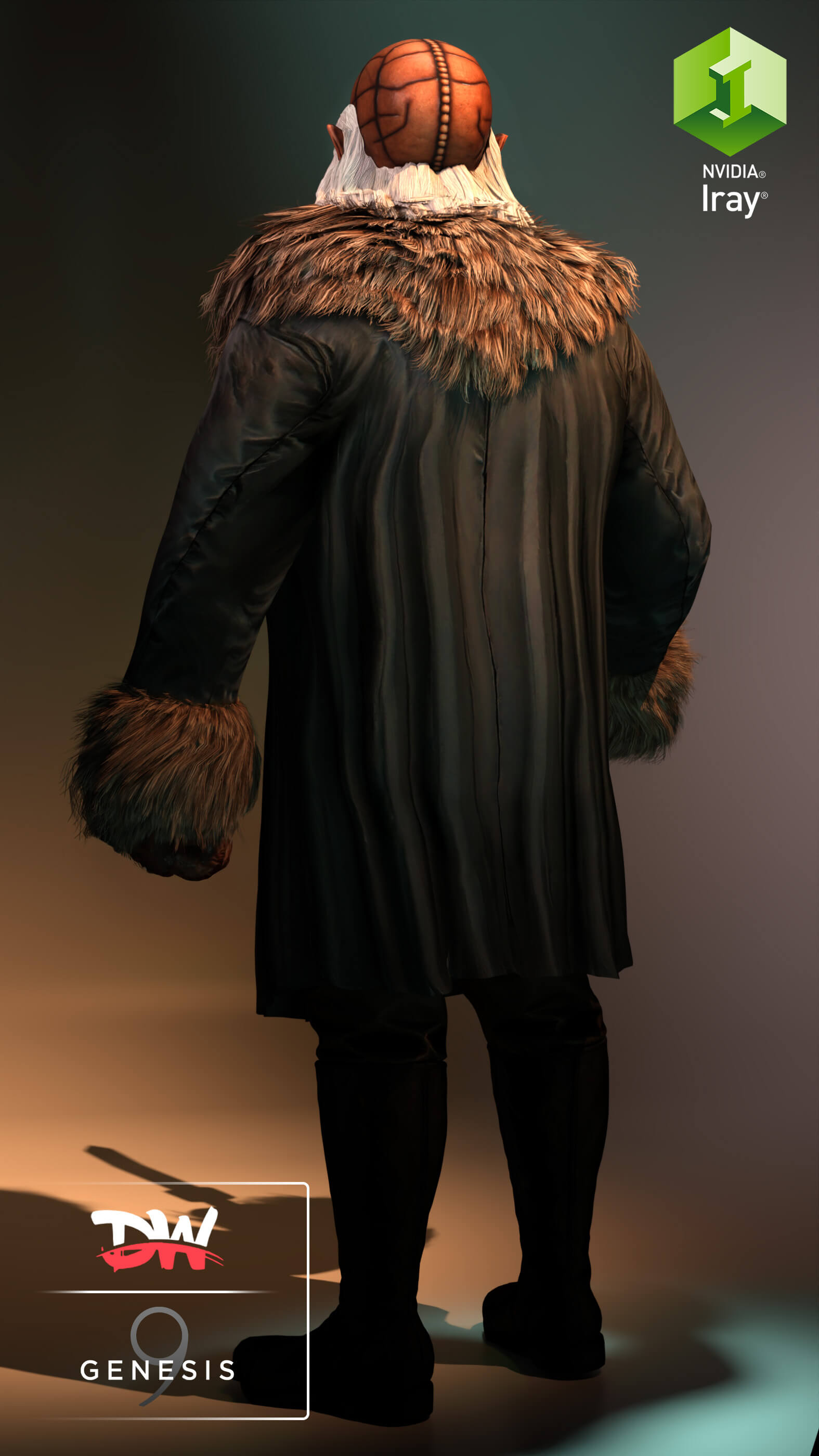 Star Trek TNG Antican Alien Genesis 9 Daz Content