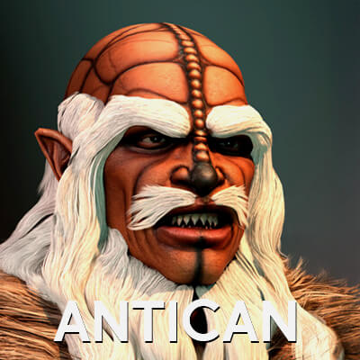 Star Trek TNG: Antican Alien (Genesis 9)
