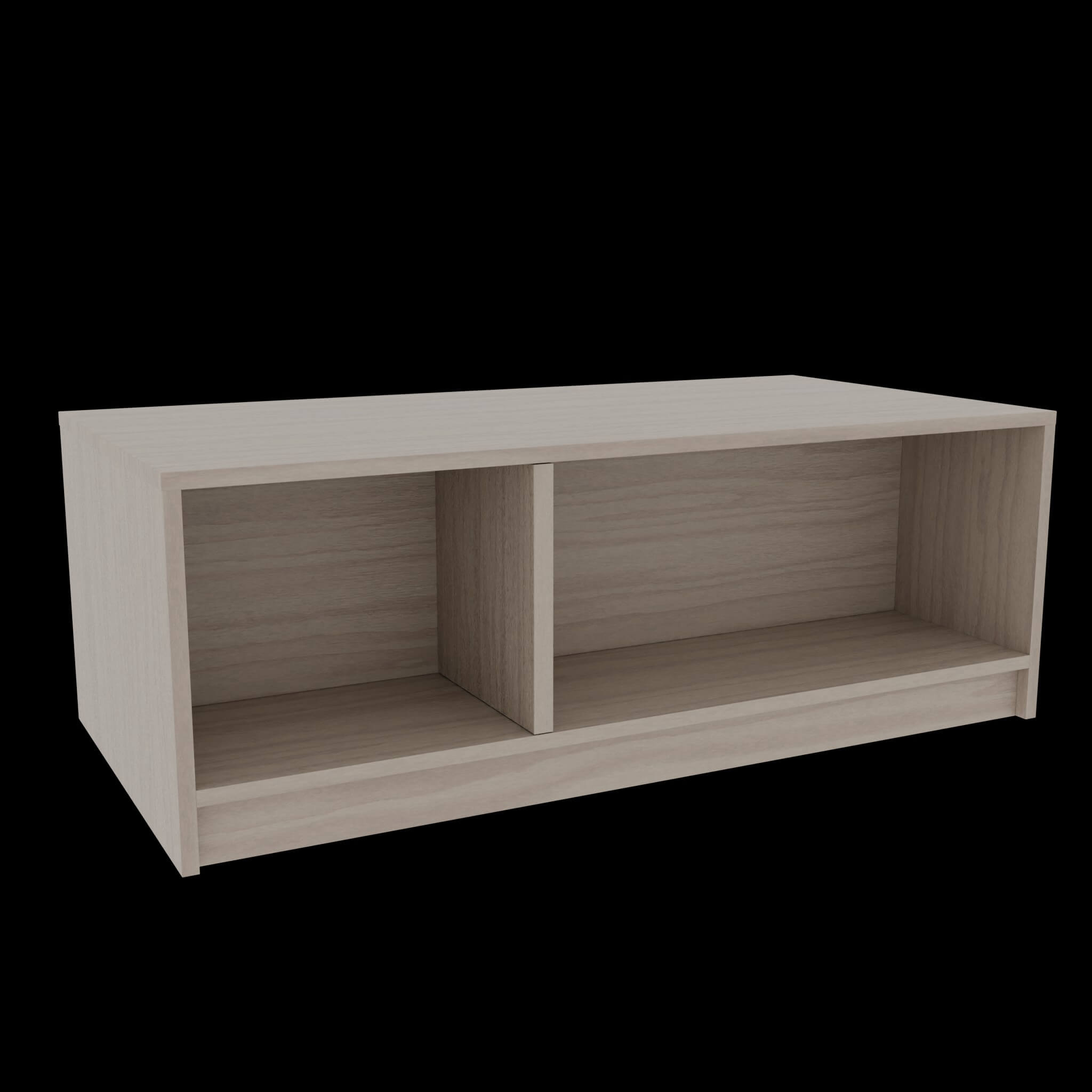 Coffee Table with Cubbies 3D Model