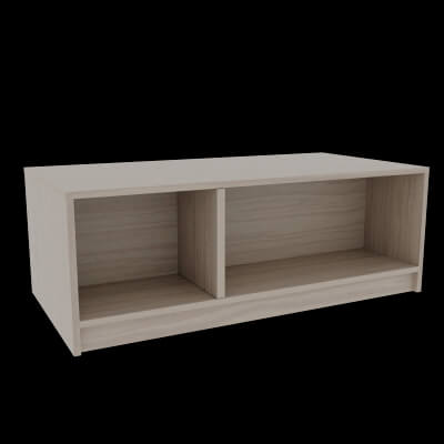 Coffee Table with Cubbies 3D Model