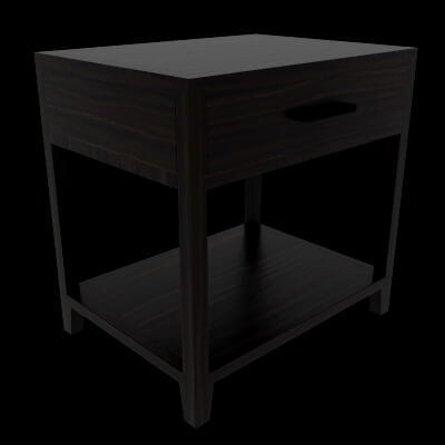End Table with Drawer 3D Model