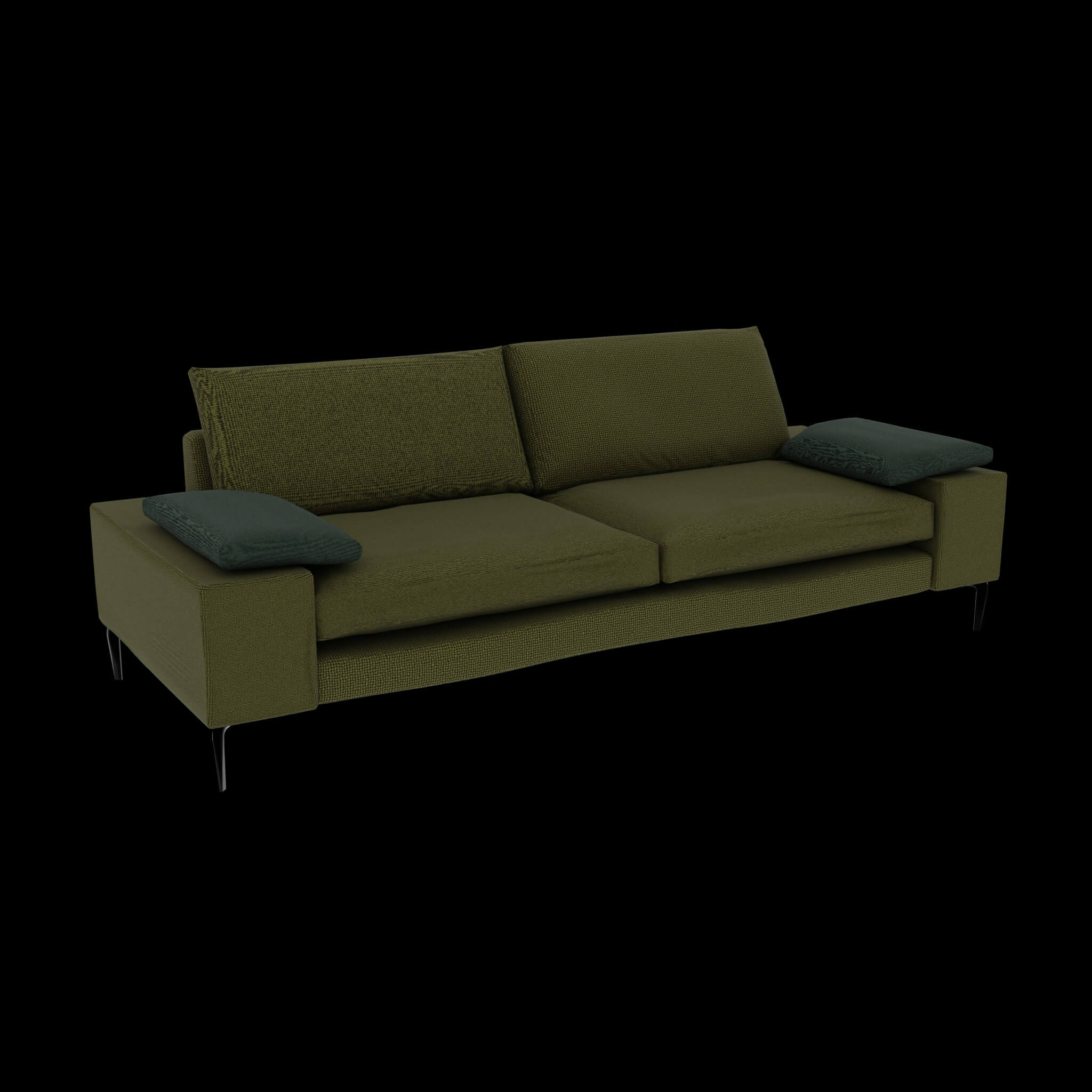 Lime Green Couch 3D Model