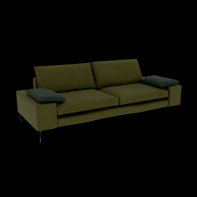 Lime Green Couch 3D Model