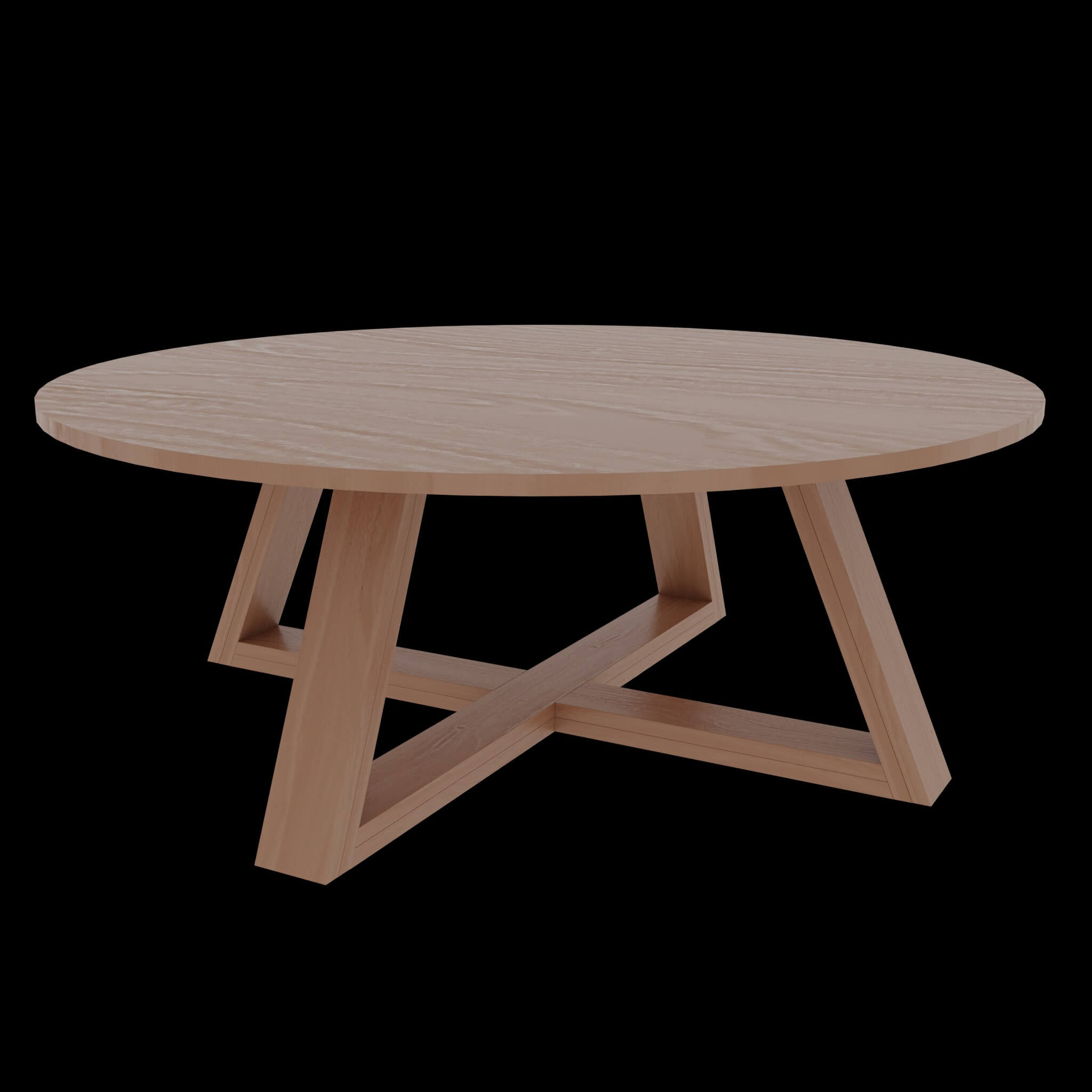 Round Coffee Table 3D Model