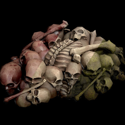 Pile of Bones Cemetery Dungeon Environment