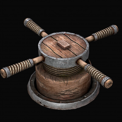 Medieval Rotating Mechanism Steampunk Castle Furniture