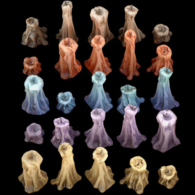 Stylized Candles Pack Dungeon Medieval Lighting Decor