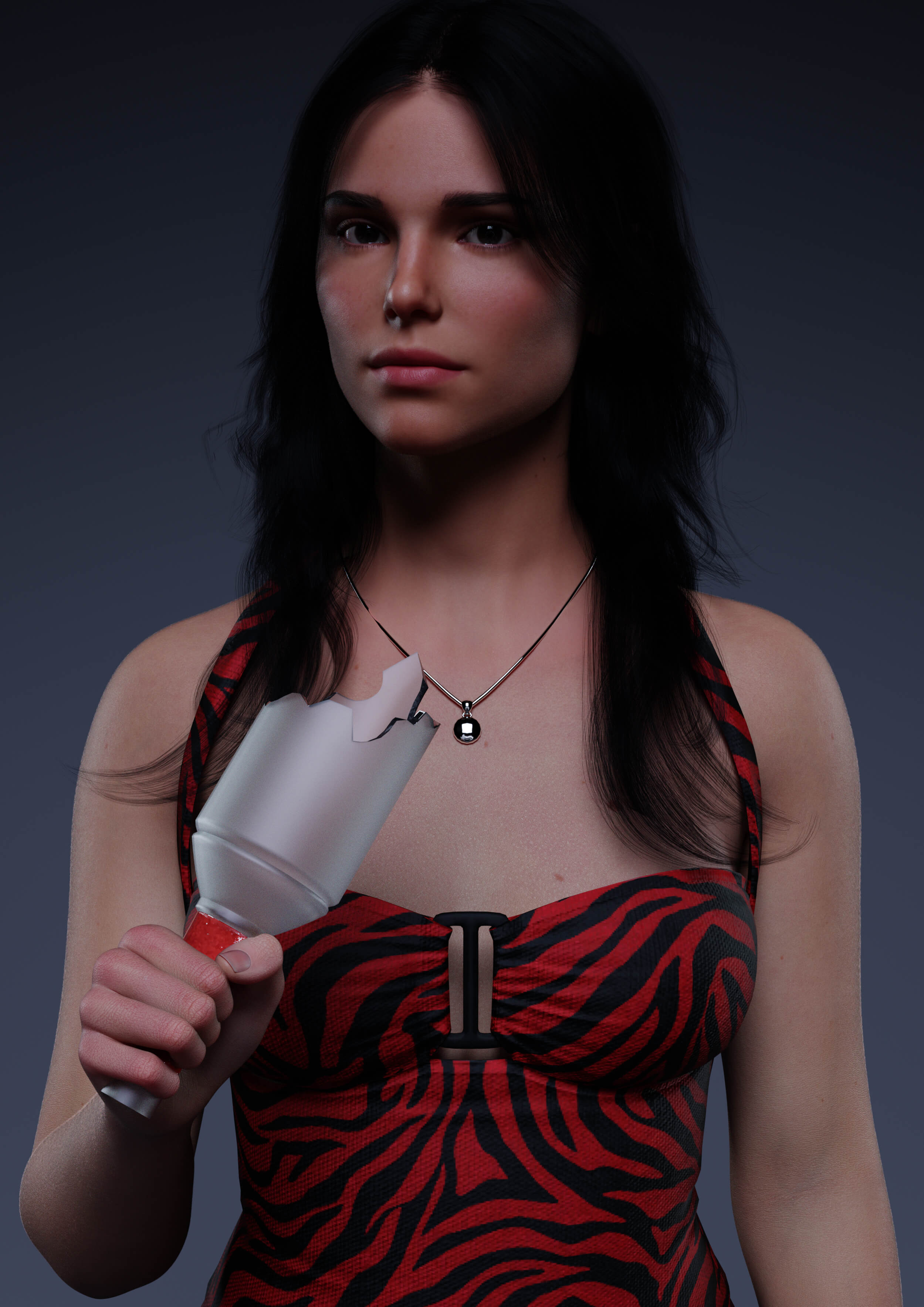 Inde Navarrette 3D Render, Digital Artwork by DEVIANT
