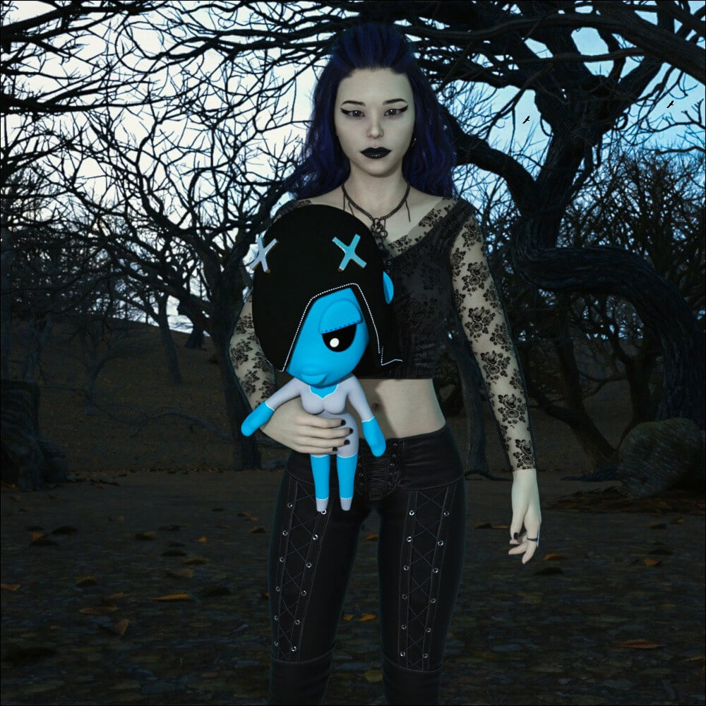 The Monster Bride Plushie Toy for DAZ Studio Daz Content