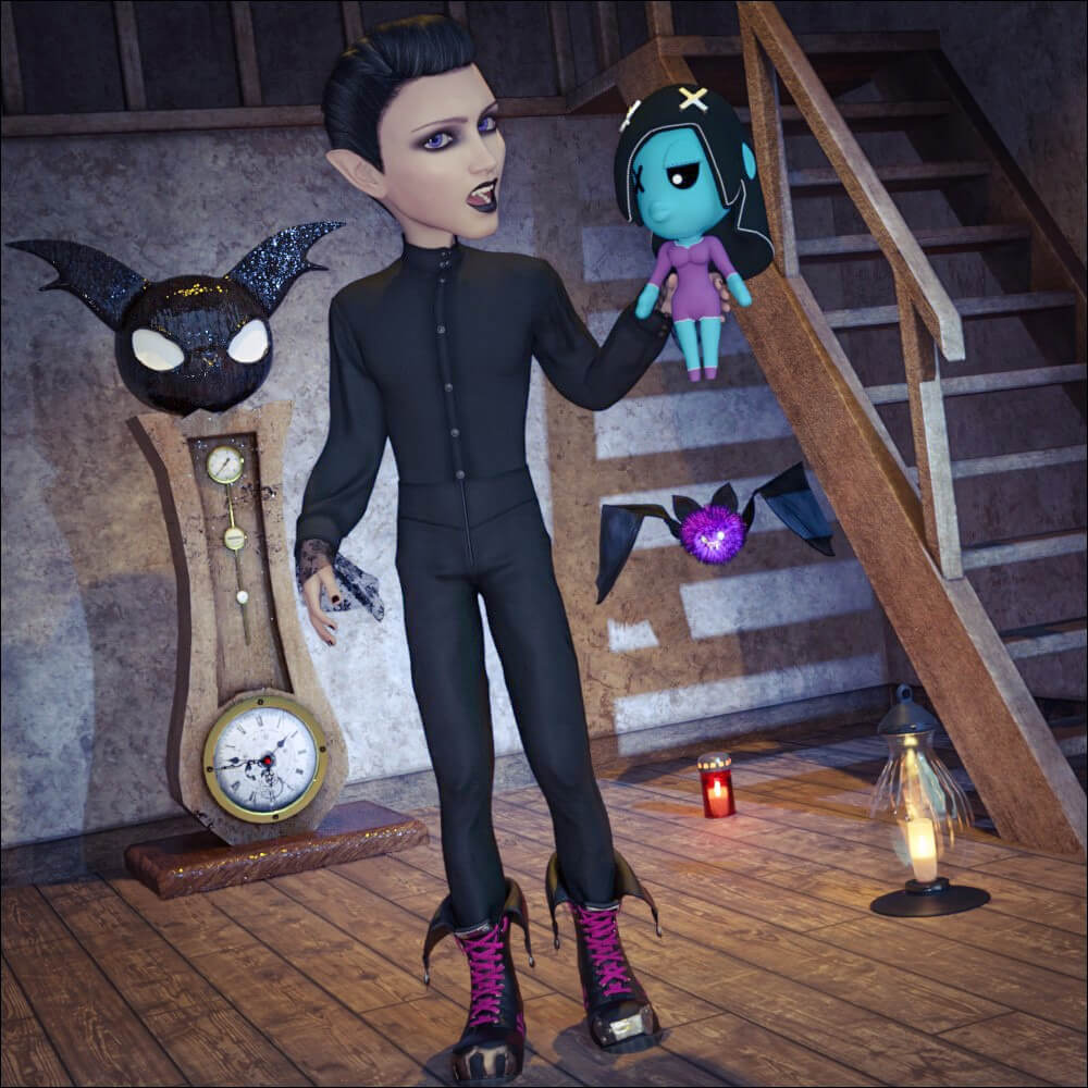 The Monster Bride Plushie Toy for DAZ Studio Daz Content