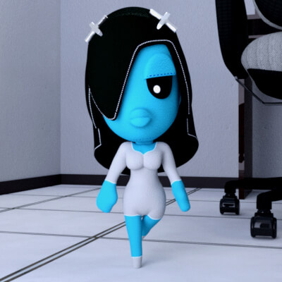 The Monster Bride Plushie Toy for DAZ Studio