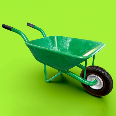 Green Wheelbarrow