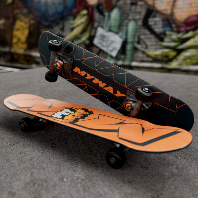 Skateboard Maya FBX OBJ
