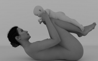Rozlin Helms and Baby Close-Up
