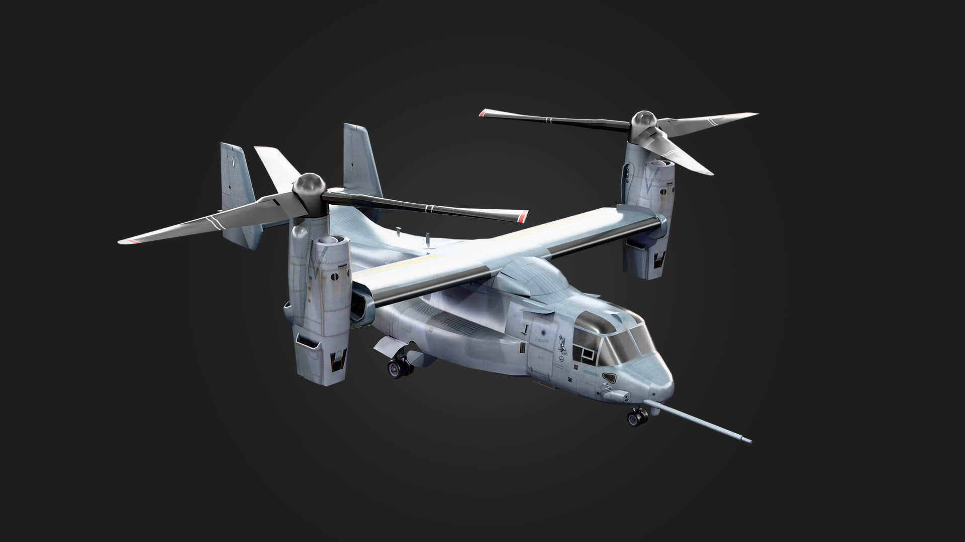 Bell Boeing V-22 Osprey Military Helicopter Helicopter 3D Model Aviati 3D Model