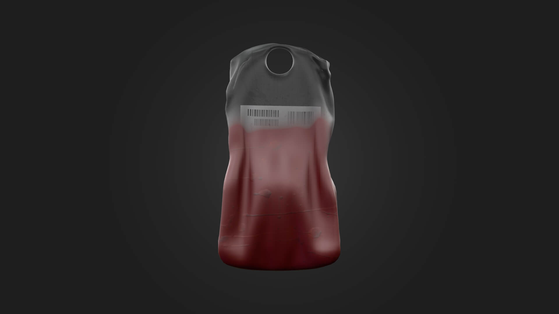 Blood Bag 3D Model Game Ready Prop 3D Model