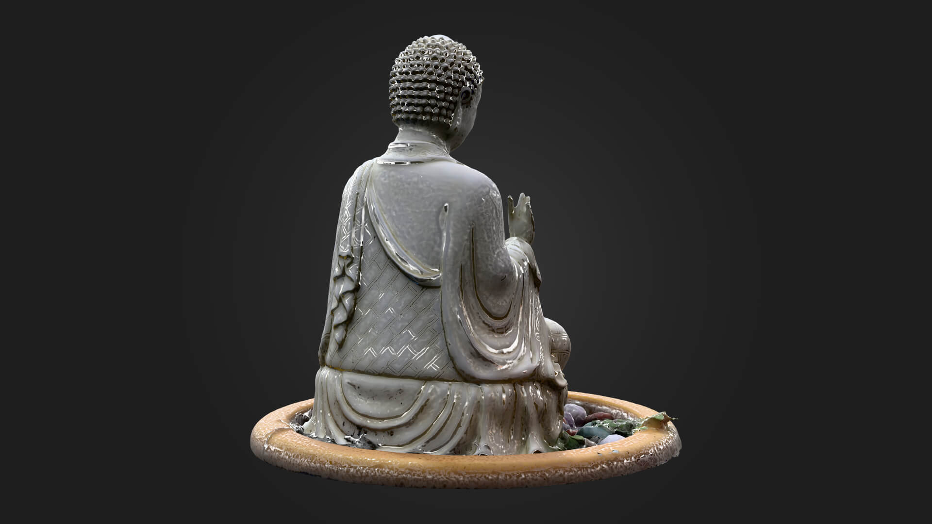 Buddha Statue Monument Statue 3D Scan Model 3D Model
