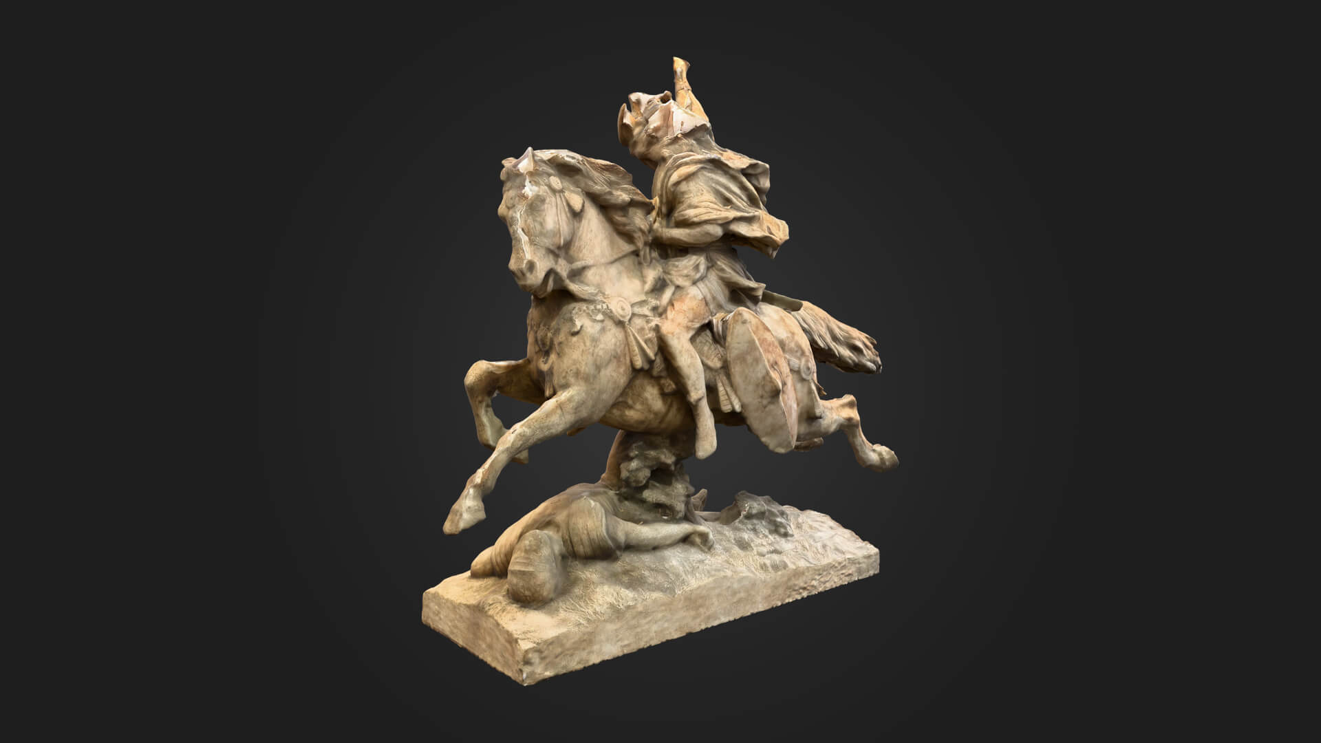 Equestrian Statue of Vercingetorix 3D Model